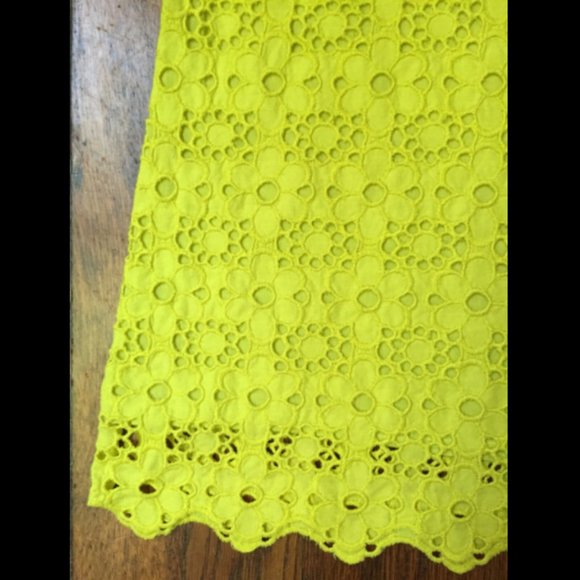 J. Crew Collection Eyelet Lace Scallop Edge Top - Picture 7 of 7